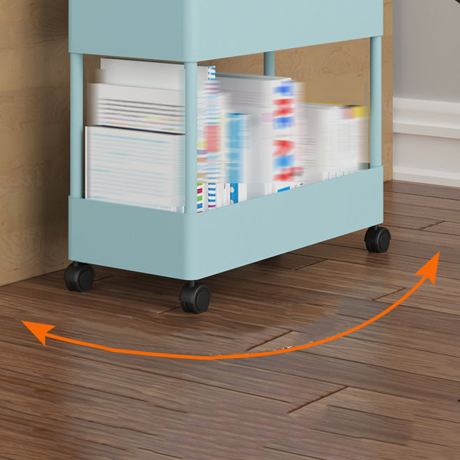 Libreria etagere verticale contemporanea con libreria di plastica in metallo