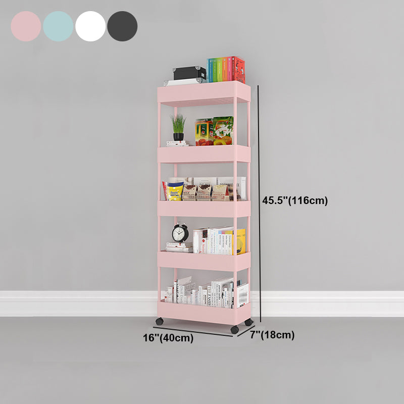 Libreria etagere verticale contemporanea con libreria di plastica in metallo