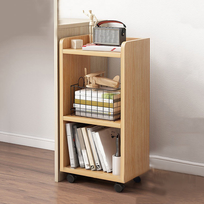 Contemporary Style Bookcase Wooden Book Shelf for Home Office
