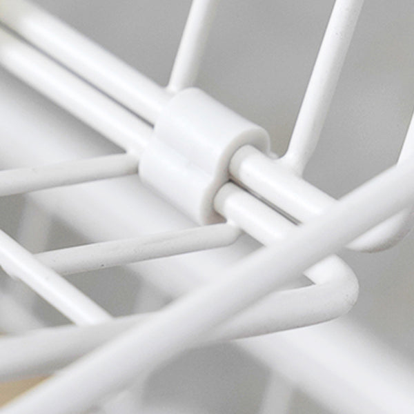 Contemporary Style Bookshelf White Bookcase for Home Office Study Room