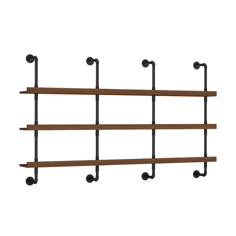 Libreria in stile industriale scaffale a parete montata per casa