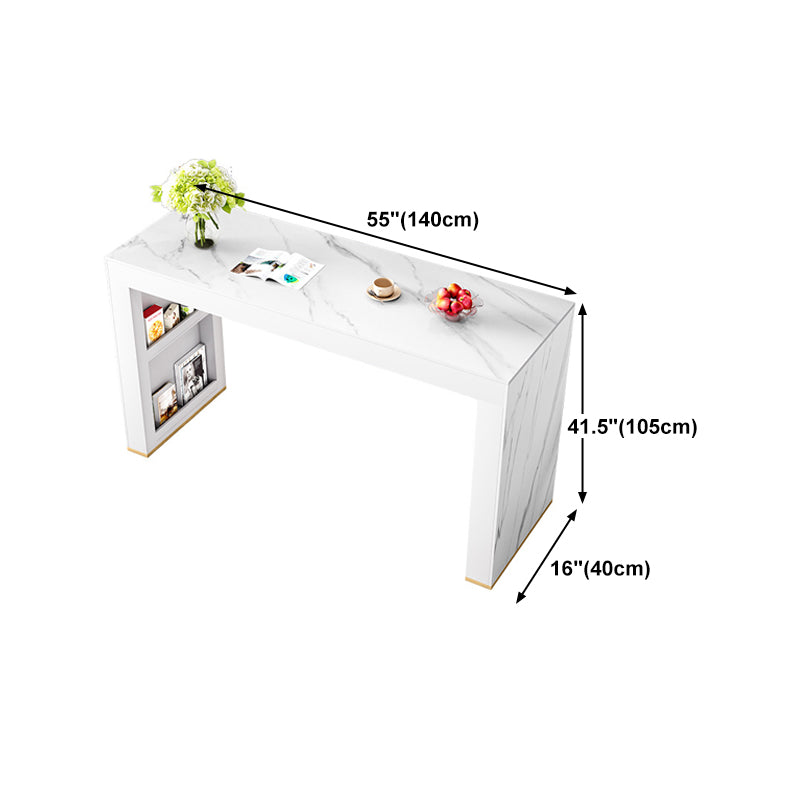 Modern Style Sintered Stone Table Dining Bar Counter Table for Kitchen