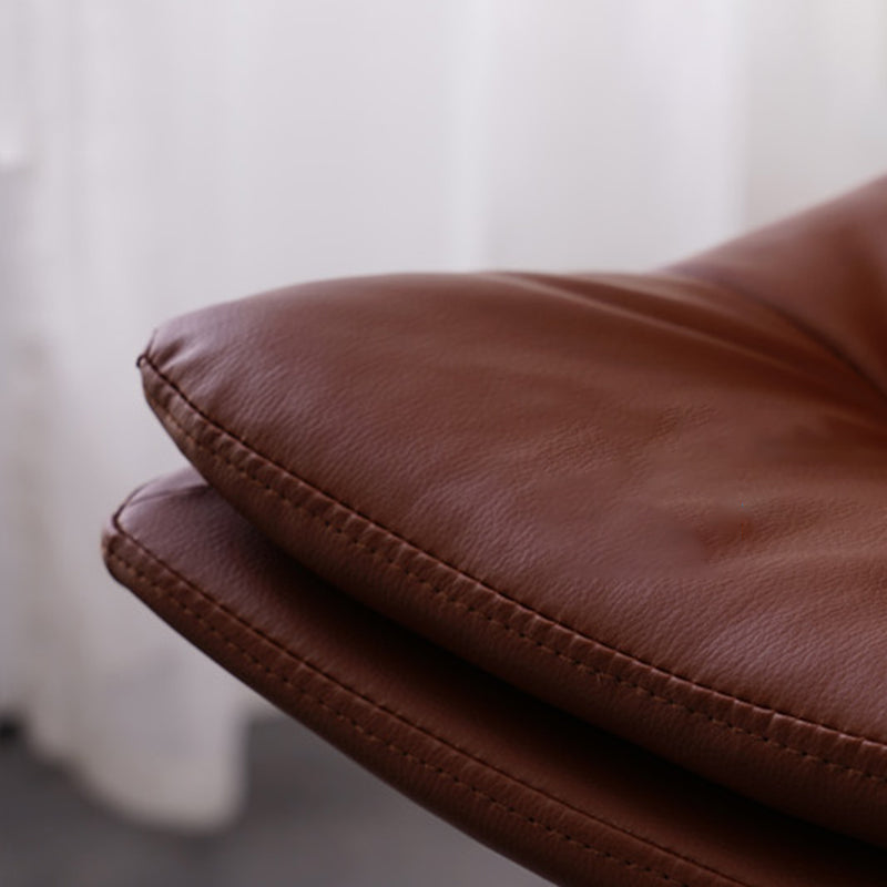 Contemporary Liftable Bar-stool PU Leather Bar Stool with Metal Legs