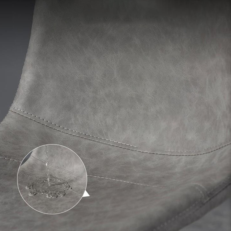 Contemporary Liftable Bar-stool Low Back Bar Stool with Metal Legs