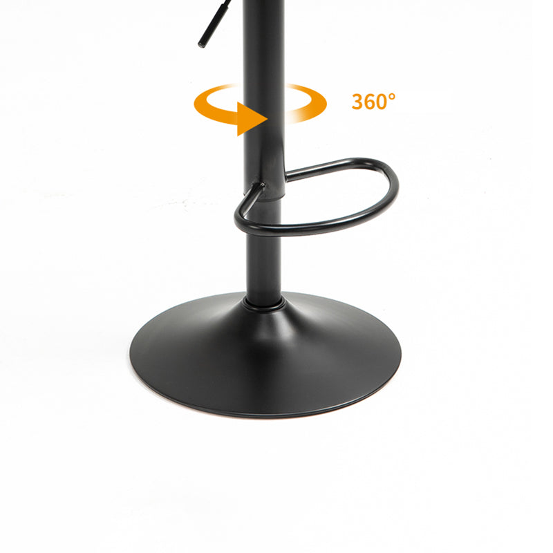 Modern Style Bar-stool PU Leather Counter Bar Stool with Metal Legs for Bristol