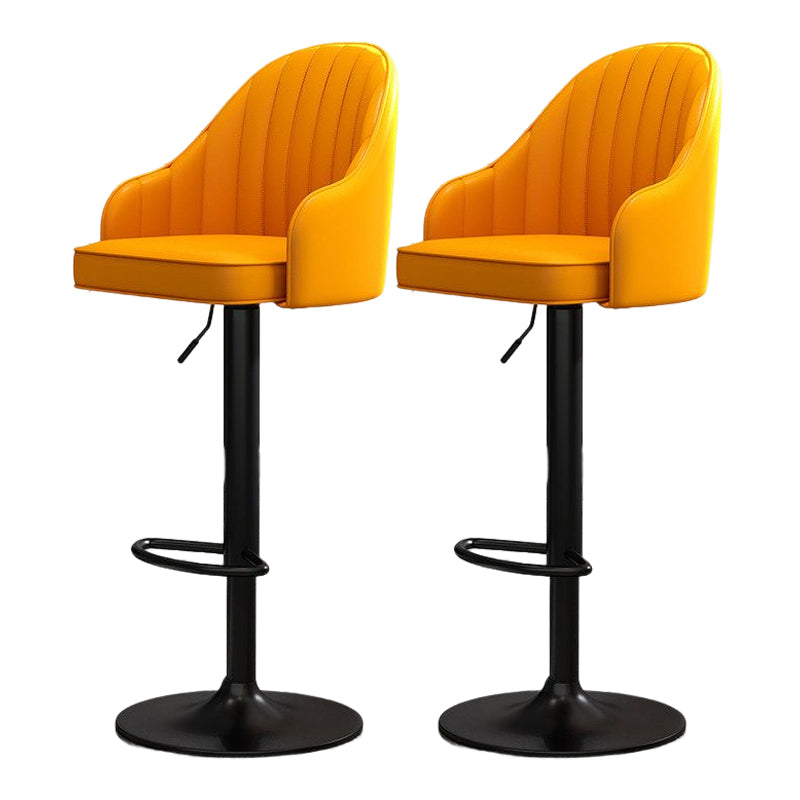 Modern Style Bar-stool PU Leather Counter Bar Stool with Metal Legs for Bristol