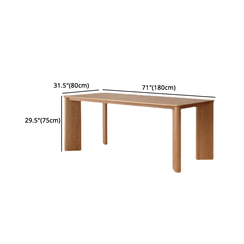 Modern Solid Wood Dining Table Set 1/2/3/4 Pieces Dining Set for Home Use