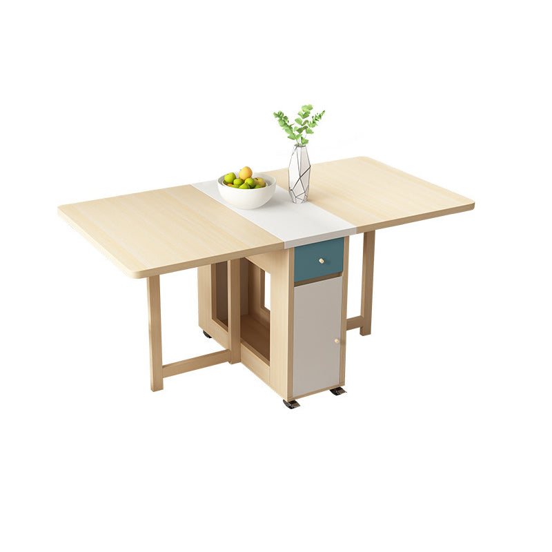 Modern Folding Dining Table Set 1/2/3/5 Pieces Dining Set for Home Use