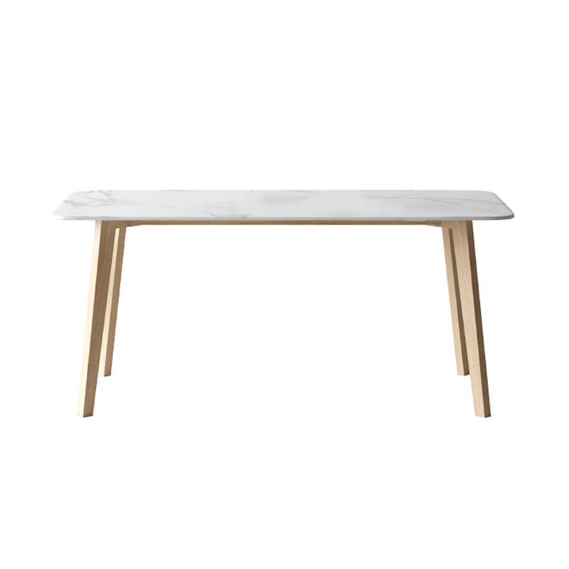 Modern Sintered Stone Top Dining Set Rectangle 1/2/5/6/7 Pieces Dining Table with Chairs
