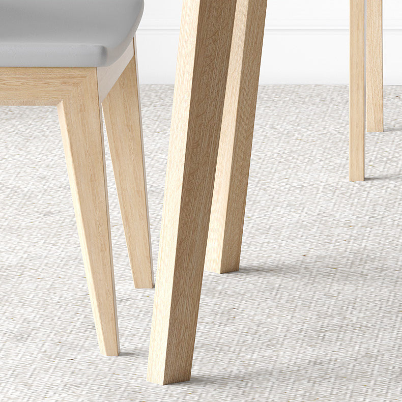 Modern Sintered Stone Top Dining Set Rectangle 1/2/5/6/7 Pieces Dining Table with Chairs