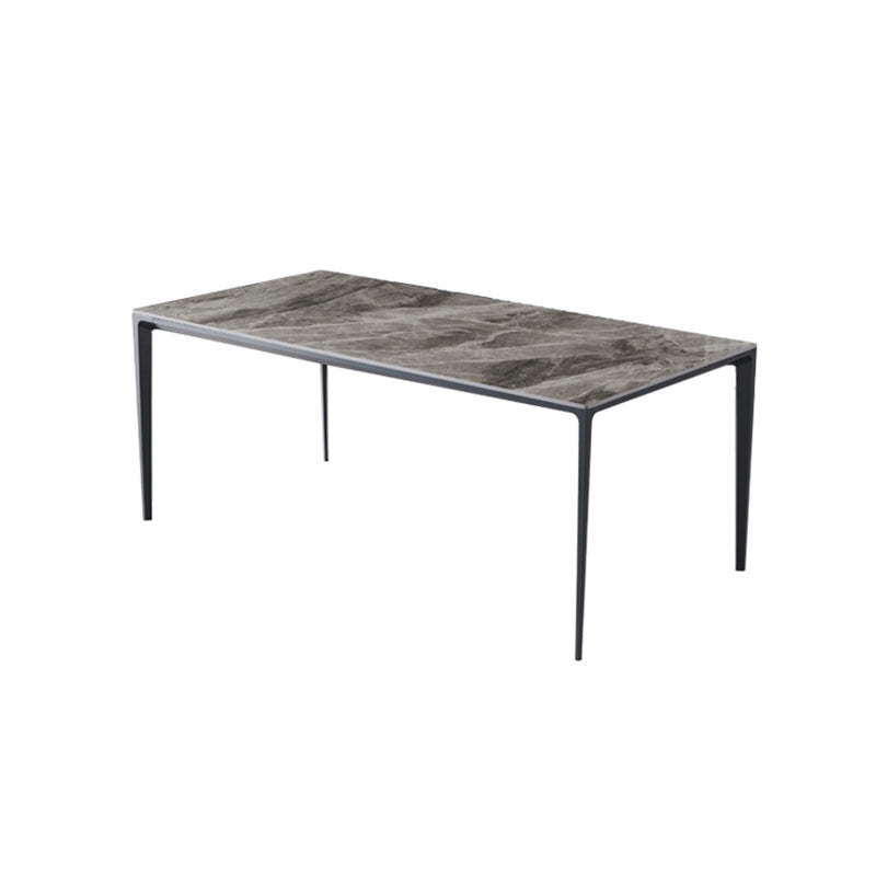 Contemporary Sintered Stone Dining Table Set 1/4/5/7 Pieces Dining Set for Home