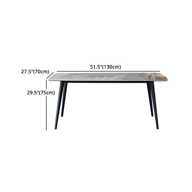 Modern Sintered Stone Dining Table Set 1/4/5/7 Pieces Dining Set for Home