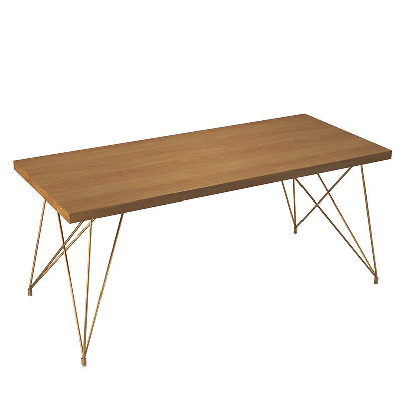 Traditional Luxury Rectangle Dining Site Table Pine Solid Wood Furniture