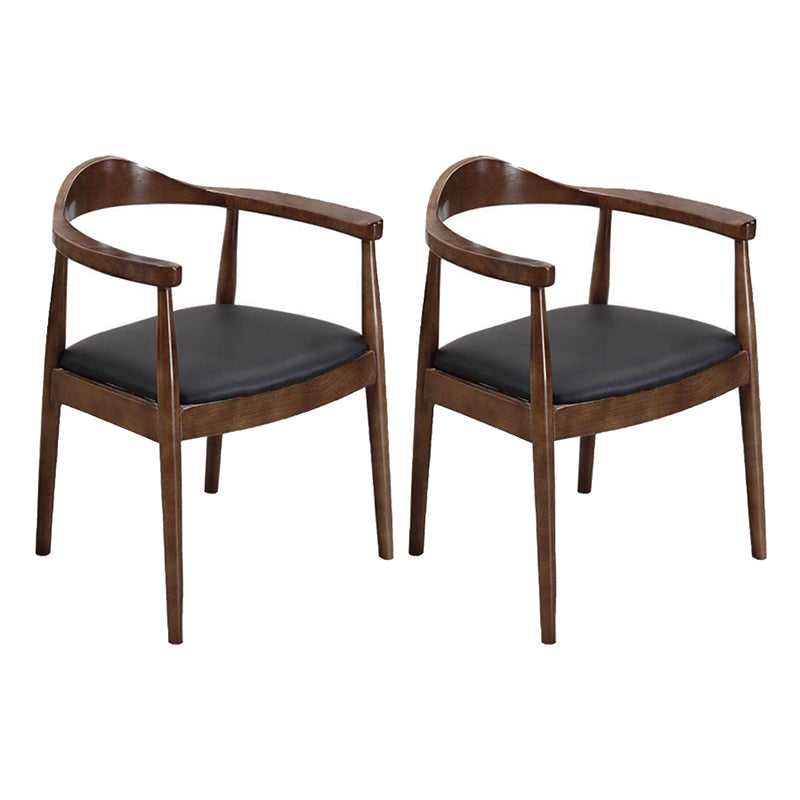 Modern Solid Wood Kitchen and Dining Room Chair Open Back Dining Side Chair