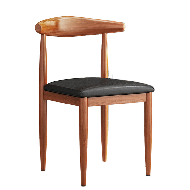 Modern Solid Wood Kitchen and Dining Room Chair Open Back Dining Side Chair