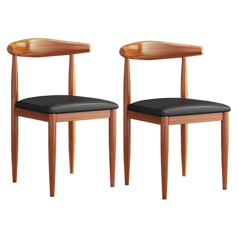 Modern Solid Wood Kitchen and Dining Room Chair Open Back Dining Side Chair