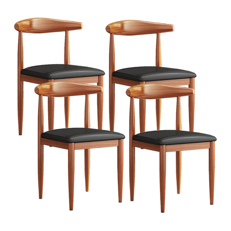 Modern Solid Wood Kitchen and Dining Room Chair Open Back Dining Side Chair