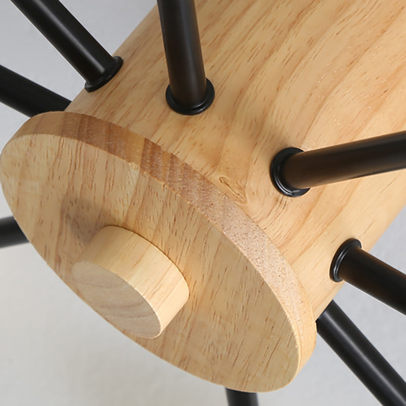 Wooden Ceiling Mount Chandelier Simplicity Style Ceiling Mounted Light
