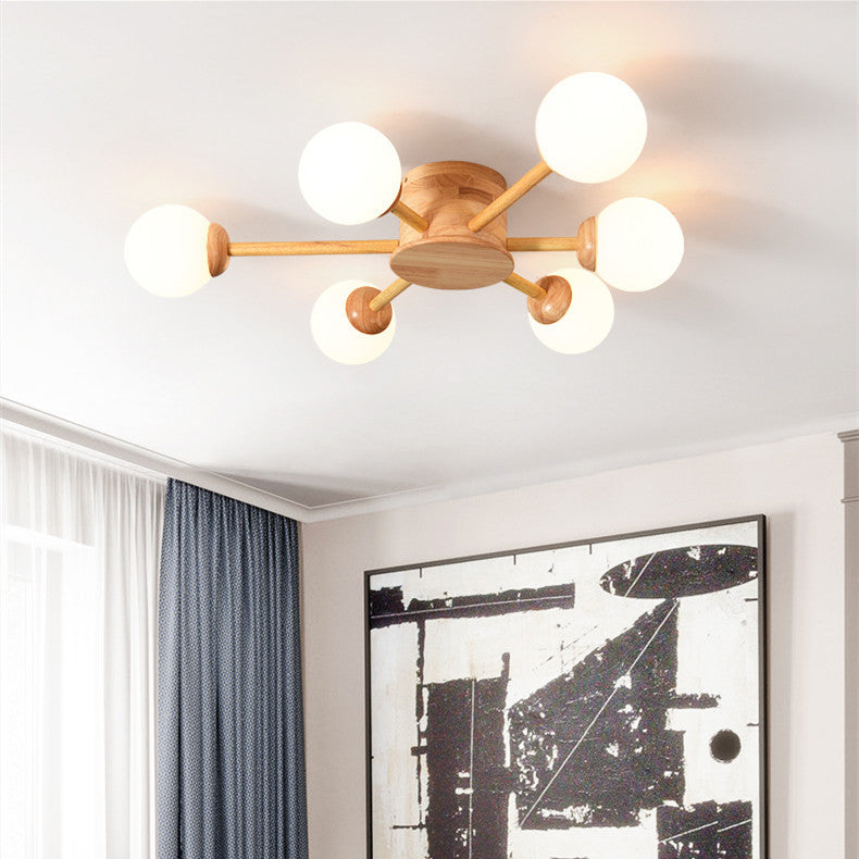 Lámpara de techo semi rascilla moderna