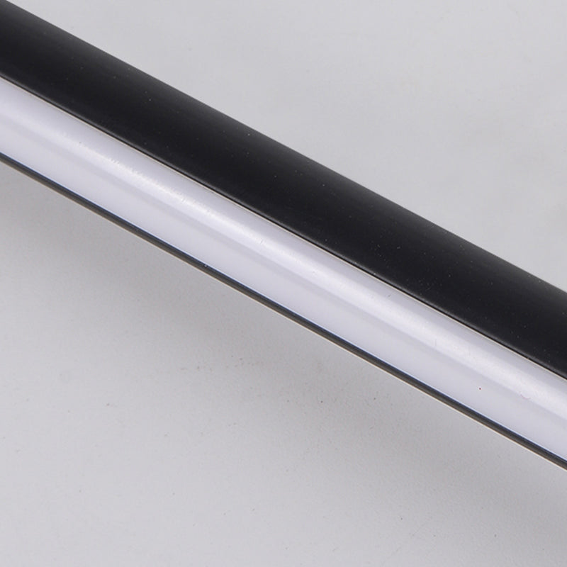 Moderne lineare Form Island Beleuchtung Idee Metal 1 Light Island Anhänger für Esszimmer