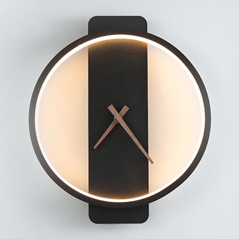 Round Shape Wall Lights Modern Style Metal Wall Mount Lights