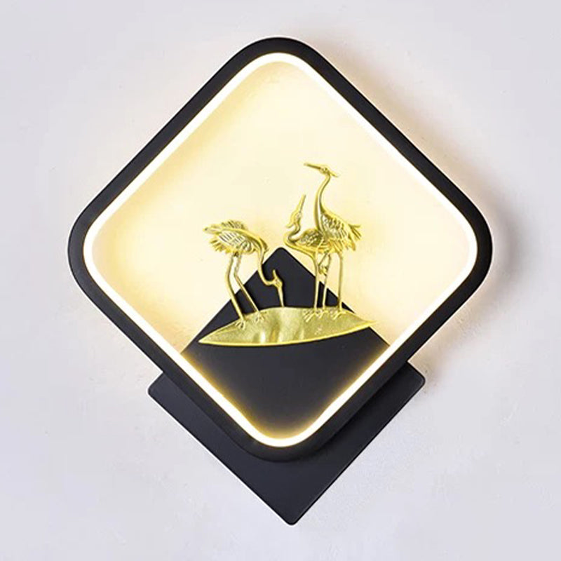 Kids Style Square Shape Wall Light Metal 1 Light Wall Mount Light
