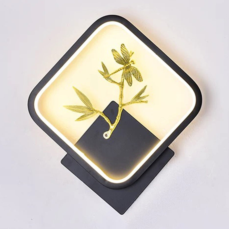 Kids Style Square Shape Wall Light Metal 1 Light Wall Mount Light