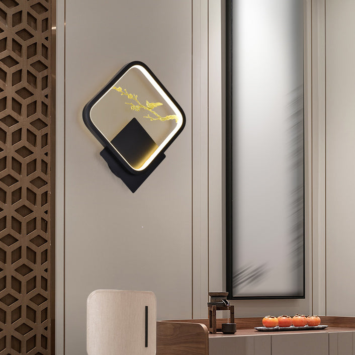 Kids Style Square Shape Wall Light Metal 1 Light Wall Mount Light