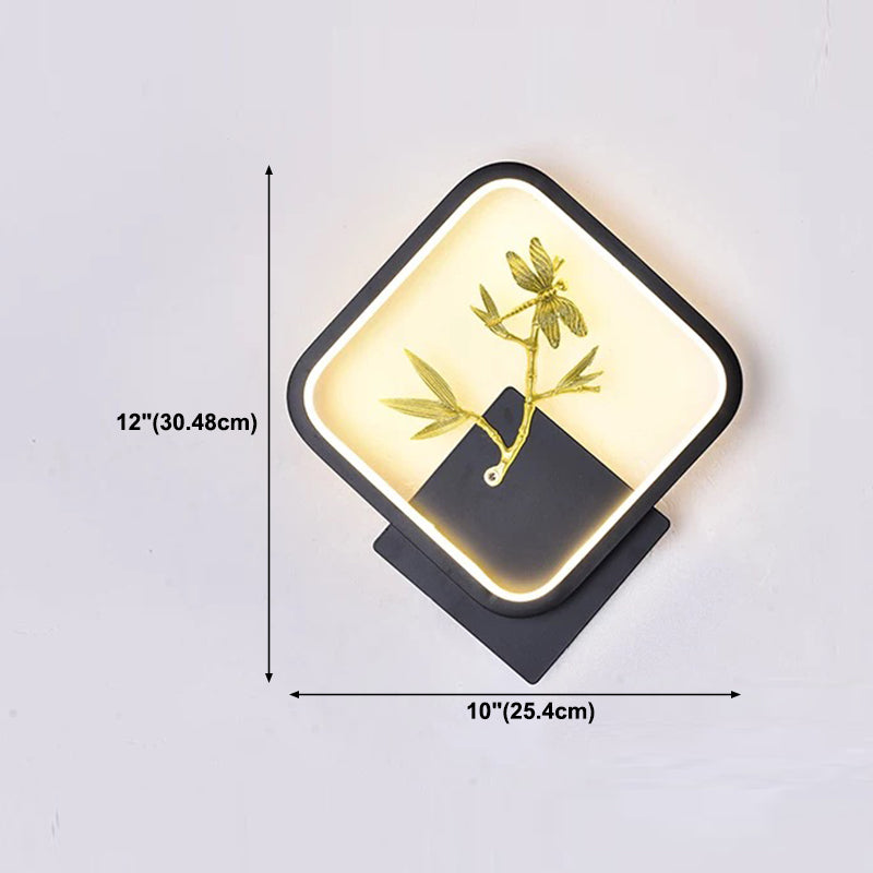 Kids Style Square Shape Wall Light Metal 1 Light Wall Mount Light