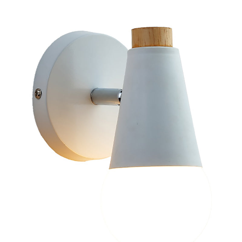 Modern Style Unique Shape Wall Sconce Metal 1 Light Wall Light for Bedroom