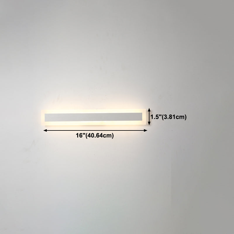 Wood Wall Sconce Lighting Simple LED Wall Mount Light Fixture for Bathroom