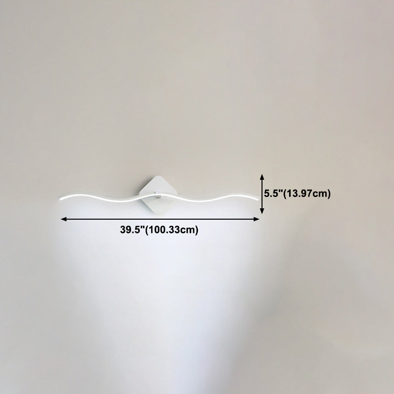 Wall Sconce Lighting Simplicity LED Metal Wall Mounted Light for Bathroom
