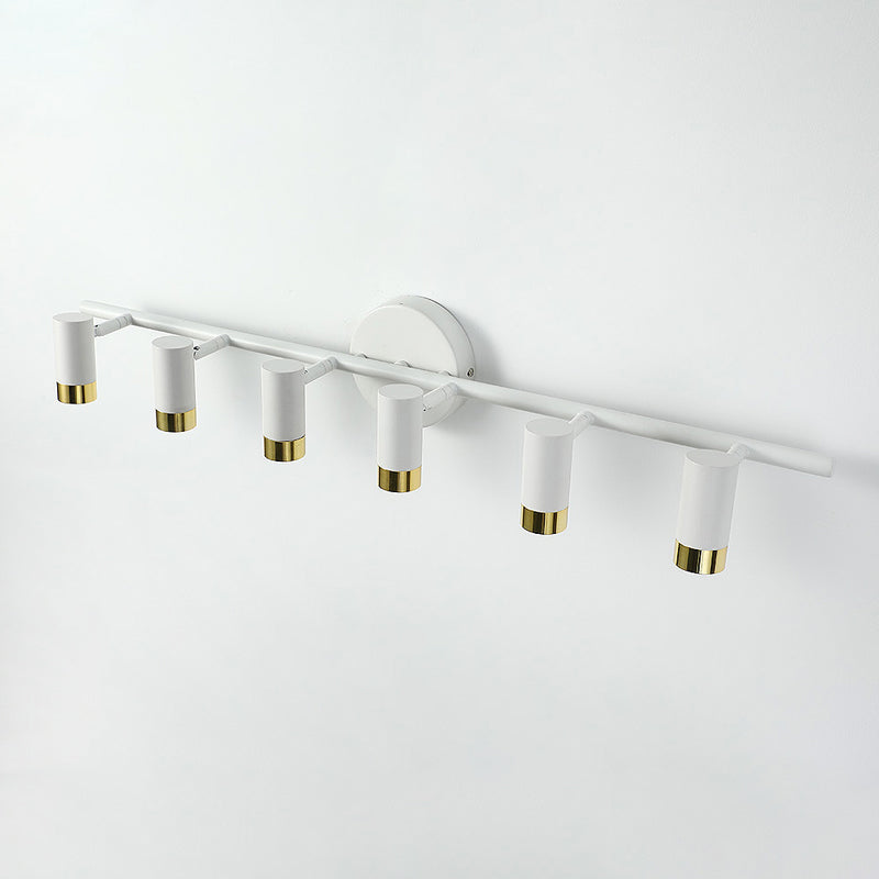 Cylinder Shape Modern Style Vanity Lights Metal LED Mirror Lights for Bathroom