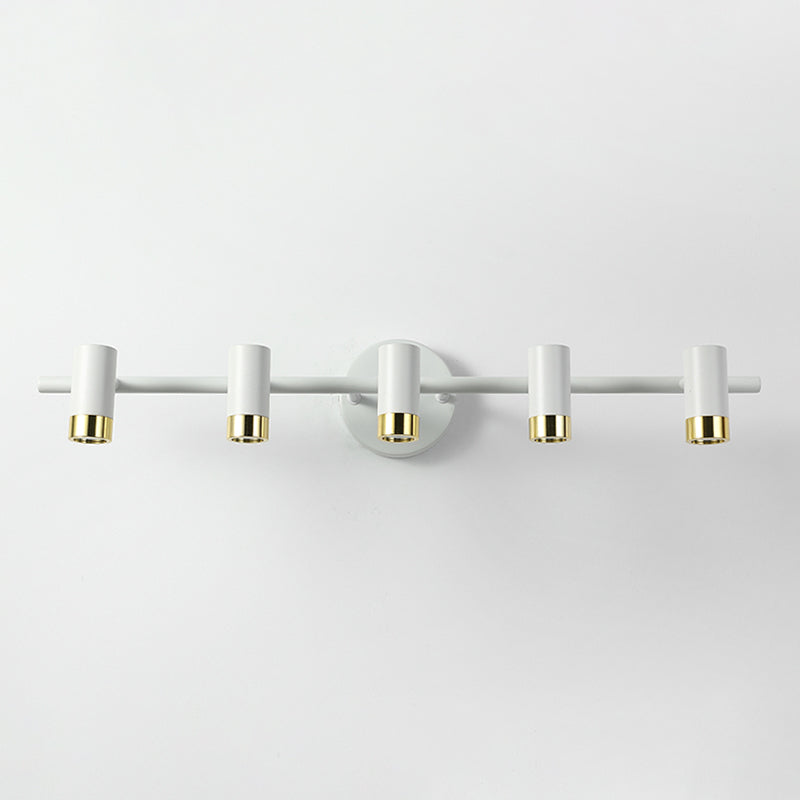 Cylinder Shape Modern Style Vanity Lights Metal LED Mirror Lights for Bathroom