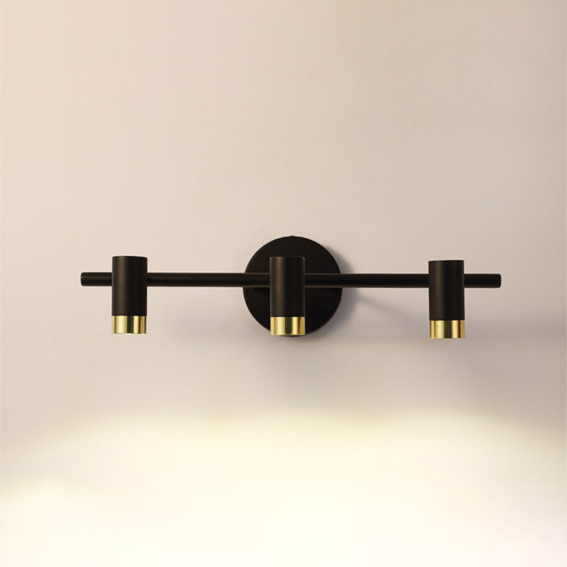 Cylinder Shape Modern Style Vanity Lights Metal LED Mirror Lights for Bathroom