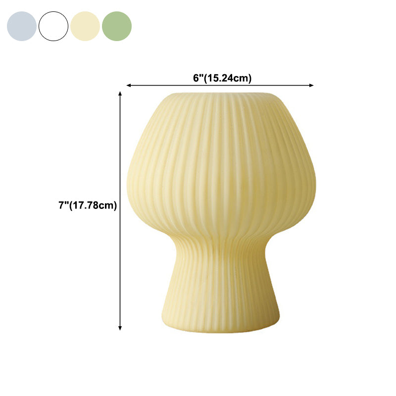Modern Style Desk Lighting Fixture Colorful Glass Shade Desk Lamp for Bedroom