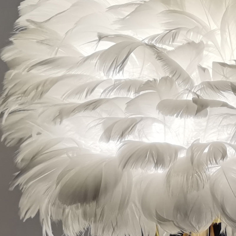 Moderne Style Schreibtisch Beleuchtung kreative Federschreibtischlampe für Schlafzimmer