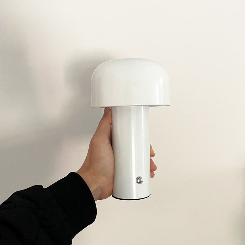 Moderne stijl drum nachttafellampen metaal 1 lichttafellicht