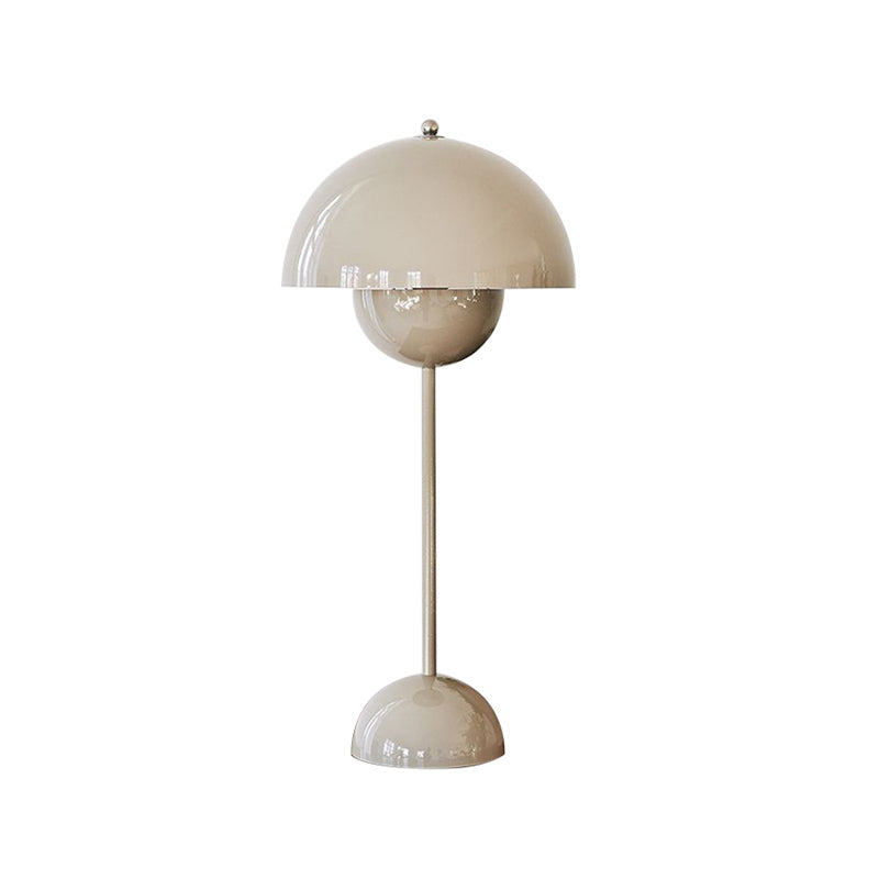 Lampes de table de nuit en métal dôme de style moderne 1 lampe de table légère