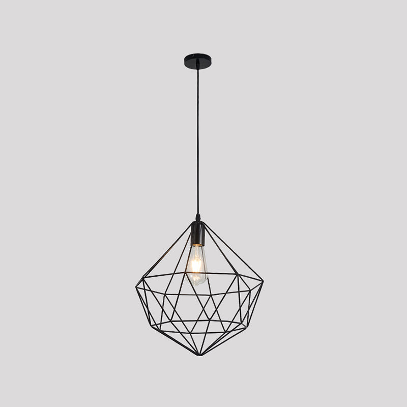 Geometric Hanging Light Modern Style Metal 1 Light Hanging Light Kit