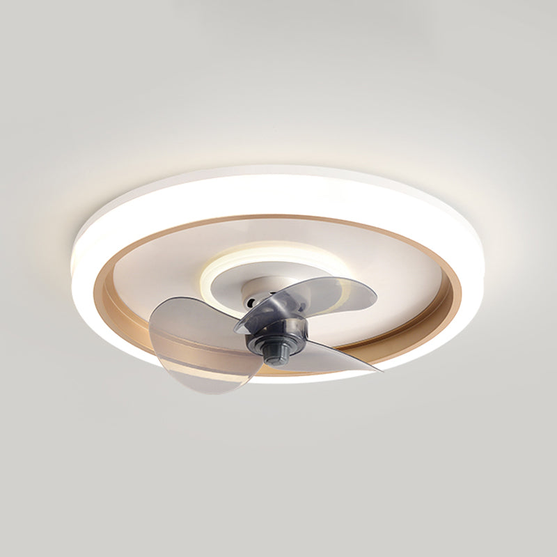 Éclairage de ventilateur de plafond de style moderne 1 Éclair de ventilateur de plafond léger pour salle à manger