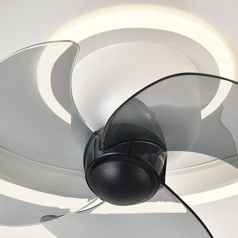Modern Style Ceiling Fan Lighting Metal 1 Light Ceiling Fan Lighting for Dining Room