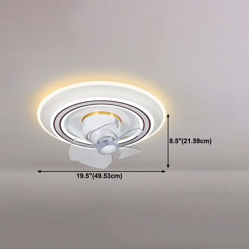 Modern Style Ceiling Fan Lighting Metal Ceiling Fan Lighting for Living Room