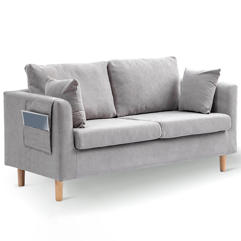 Cuscino scandinavo Backsofa Velvet Loveet con deposito per l'appartamento