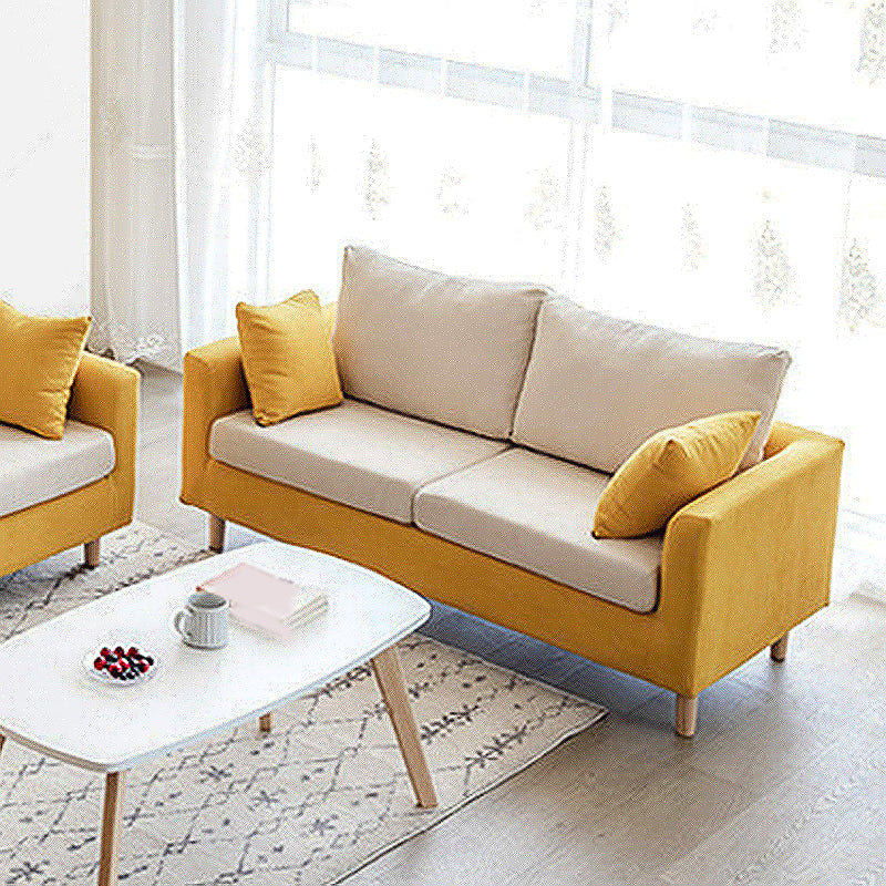 Cuscino scandinavo Backsofa Velvet Loveet con deposito per l'appartamento
