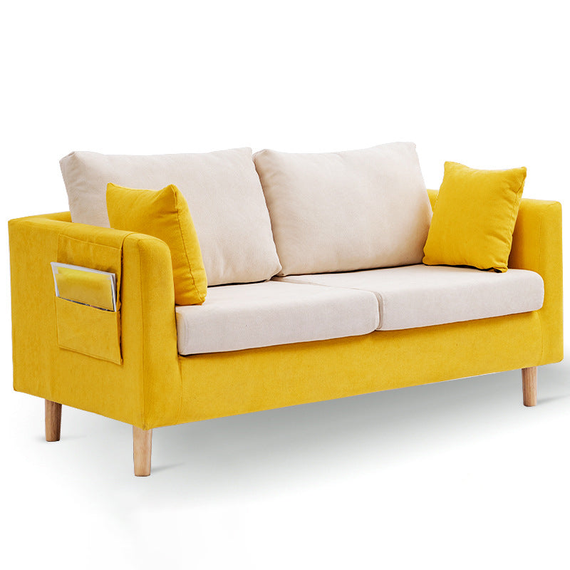 Cuscino scandinavo Backsofa Velvet Loveet con deposito per l'appartamento