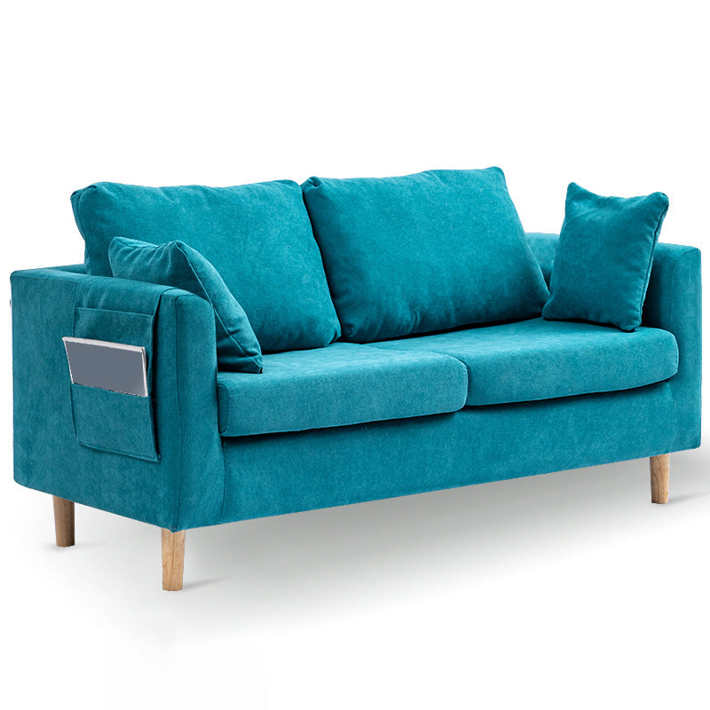 Cuscino scandinavo Backsofa Velvet Loveet con deposito per l'appartamento
