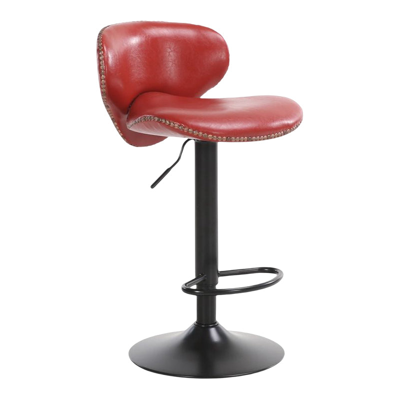 Modern Liftable Bar-stool PU Leather Counter Bar Stool with Metal Legs for Bristol