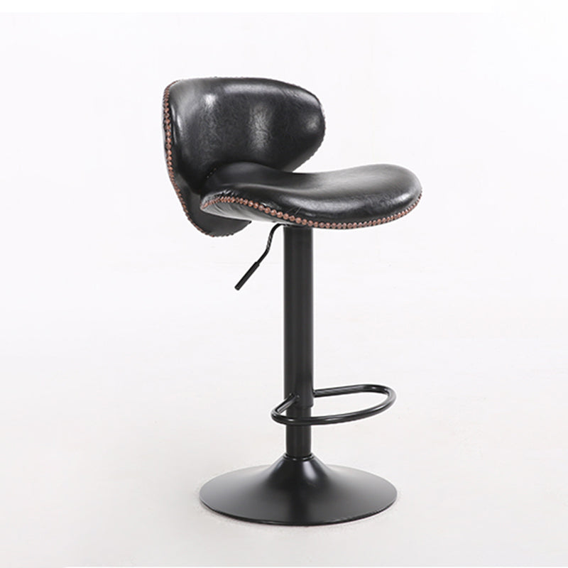 Modern Liftable Bar-stool PU Leather Counter Bar Stool with Metal Legs for Bristol