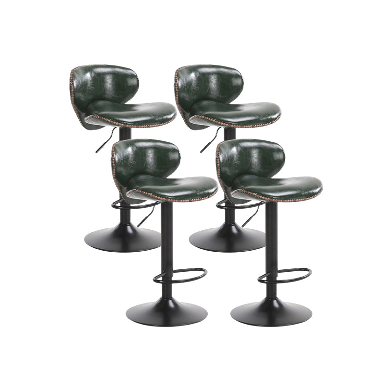 Modern Liftable Bar-stool PU Leather Counter Bar Stool with Metal Legs for Bristol